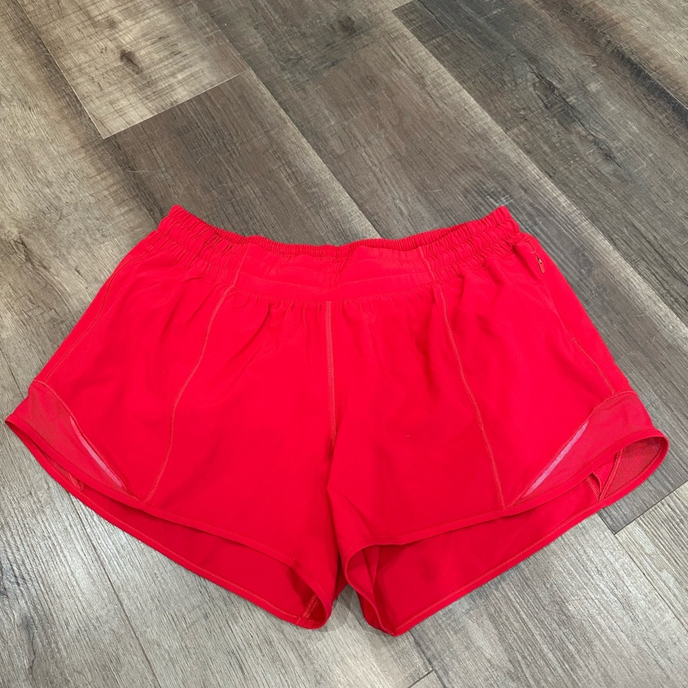 Lululemon Hotty Hots Low Rise Size 10 Dark Red